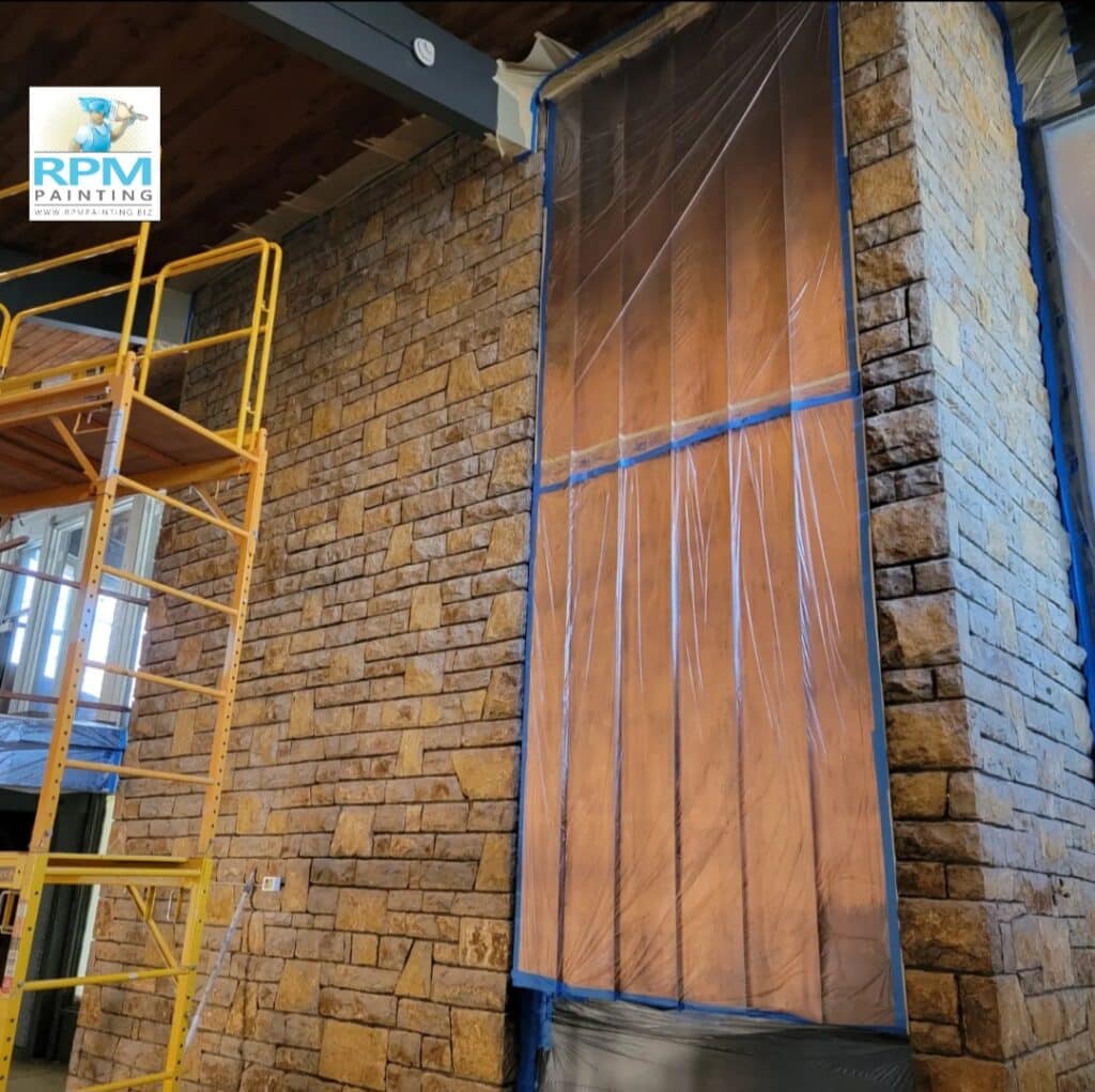 Custom commercial artistic faux painting