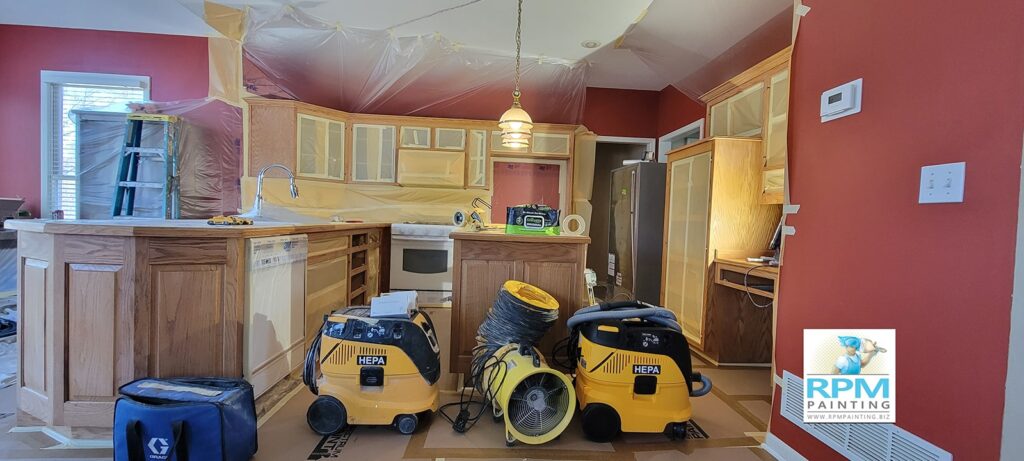 RPM Painting’s Expert Stain-to-Paint Conversion