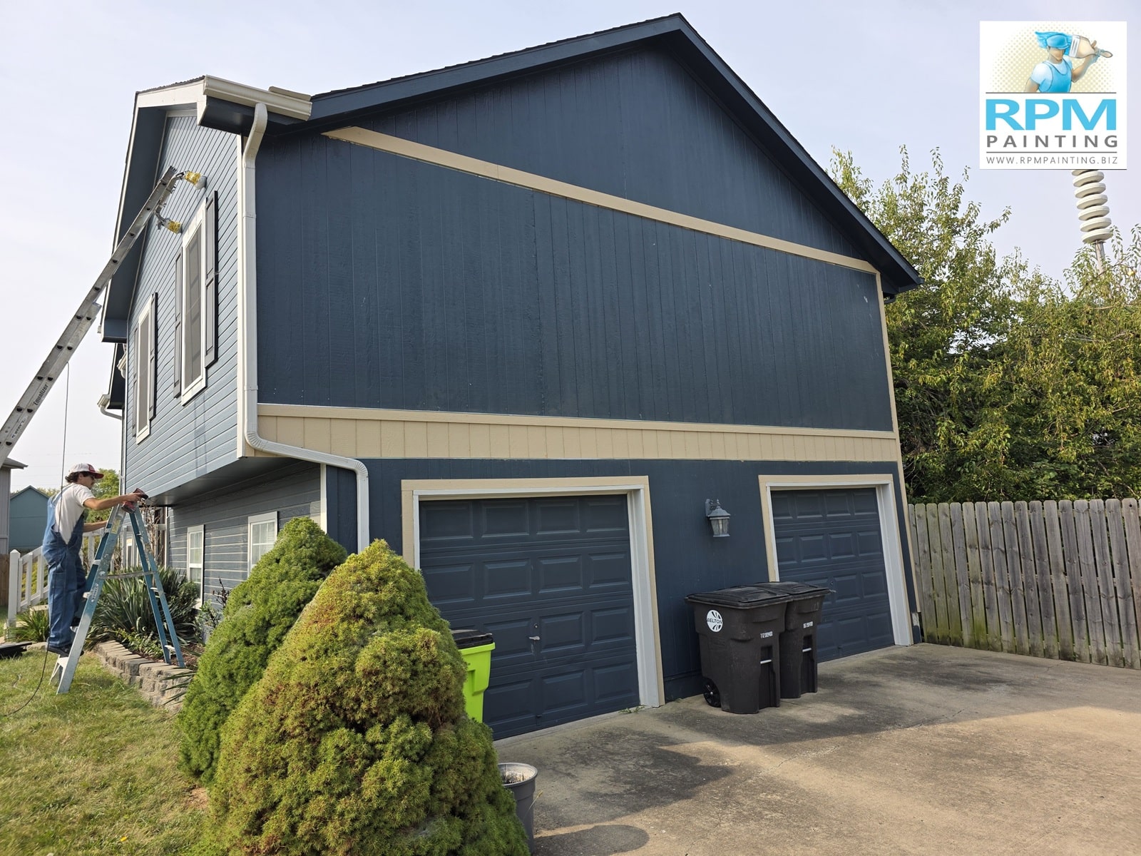 Wood Rot Replacement with LP Smart Trim in Belton, Missouri | Rpm Painting